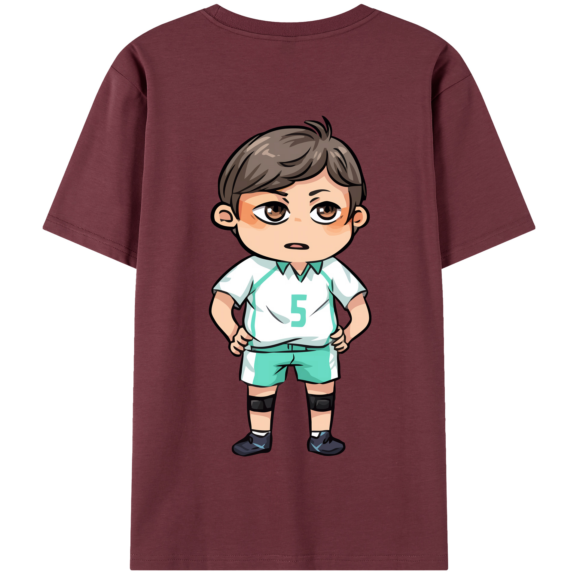 （画像用） ハイキュー!! Haikyu!! 綿100％半袖Tシャツ（背面プリント）